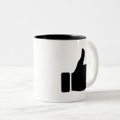 mok Pictogram 'duimen omhoog' (Voorkant rechts)