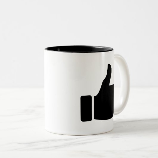 mok Pictogram 'duimen omhoog' (Voorkant rechts)