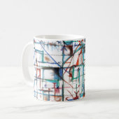 Mok pijlen en lijnen (Voorkant links)