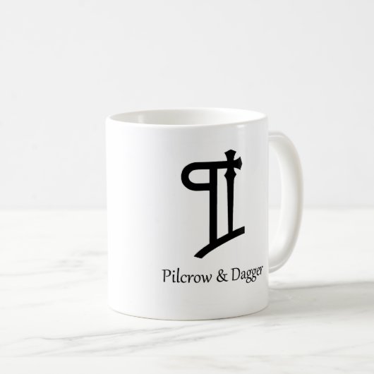 Mok Pilcrow & Dagger Coffee (Voorkant rechts)