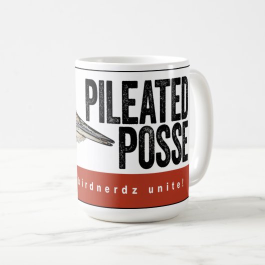 Mok Pileated Woodpecker Pileated Posse (Voorkant rechts)