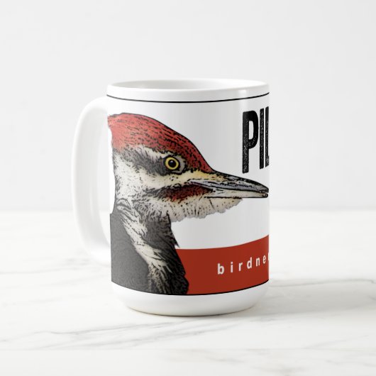 Mok Pileated Woodpecker Pileated Posse (Voorkant links)