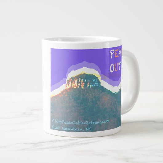 Mok Pilot Mountain NC Souvenir (Voorkant rechts)