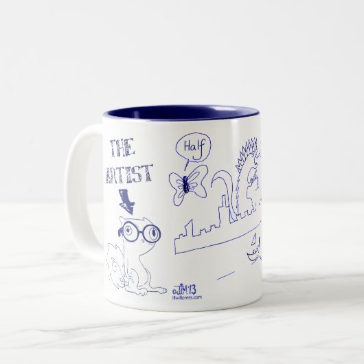 Mok Pilz-E Artwork (Voorkant links)