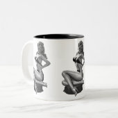 Mok Pin-up Meisjes Bekers Vintage (2) (Voorkant links)