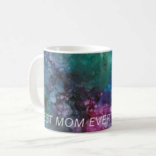 Mok "Pinks-Blues Inkblot" (Voorkant links)