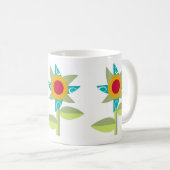 Mok Pinwheels Flowers Coffee (Voorkant rechts)