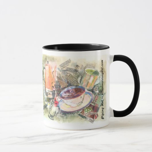 mok "Pipet Hot" koffie (Rechts)