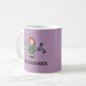 Mok Pixel Vrouw Programmer (Voorkant links)