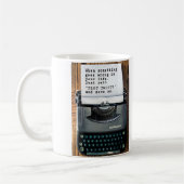 mok "PLOT TWIST" - Volledige schrijfmachine (Links)