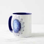 Mok PMACarlson Royal Sapphire (Voorkant links)
