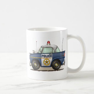 Mok politieauto-politieagent kruiser