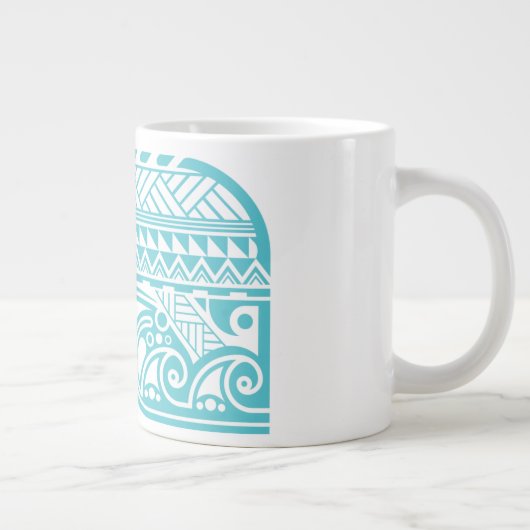 Mok polynesiaanse / Tiki / Tribale Surf golf (Rechts)