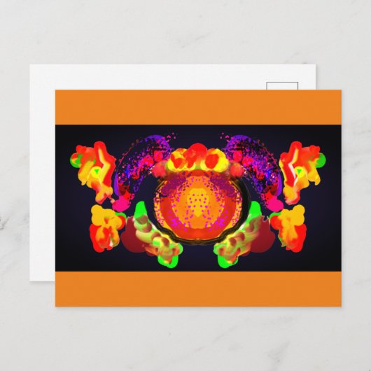 Mok pompoenset briefkaart (Voorkant / Achterkant)