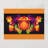 Mok pompoenset briefkaart (Voorkant)