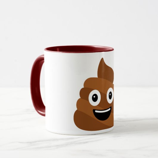 Mok Poo Emoji Coffee (Voorkant links)