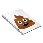 Mok Poo Emoji Notitieboek (Rechterzijde)