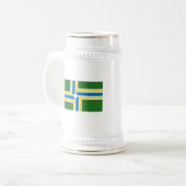 Mok portlandvlag (Voorkant links)