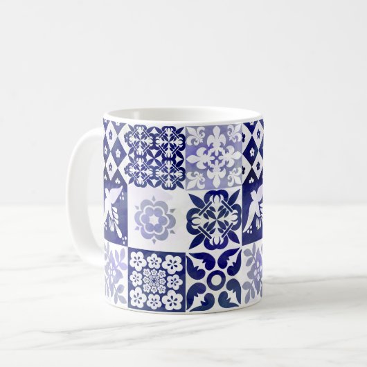 Mok Portugese Azulejos Tiles (Voorkant links)