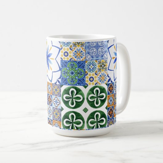 Mok Portugese tegels (Voorkant rechts)