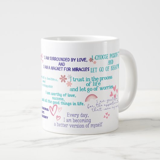 Mok positieve bevestiging koffie (Voorkant rechts)