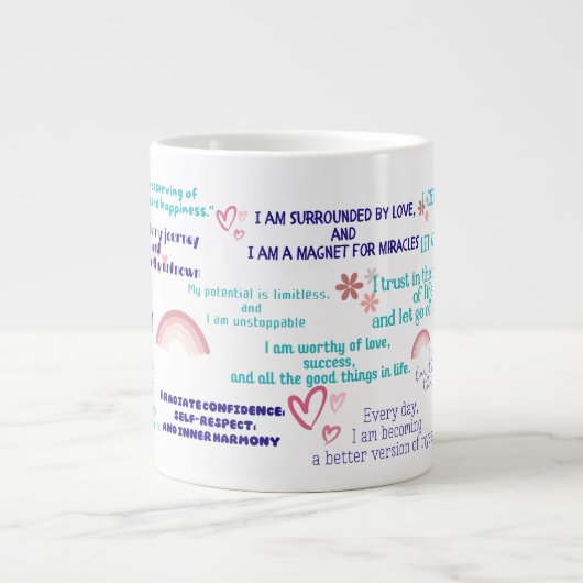 Mok positieve bevestiging koffie (Voorkant)