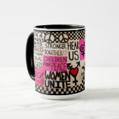 Mok Posters voor vrouwenmars (Voorkant links)