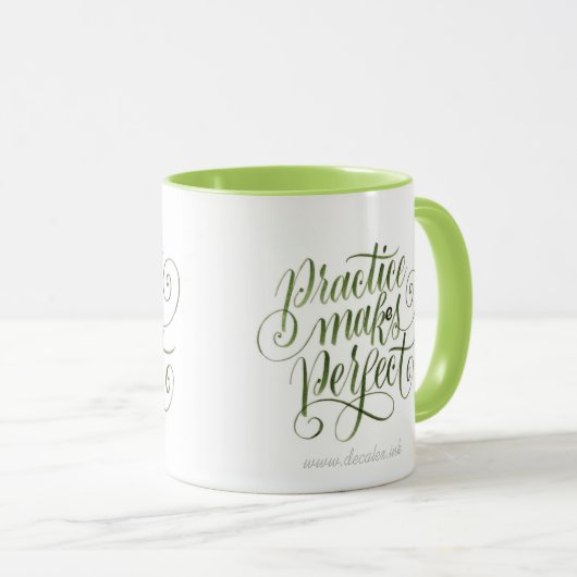 Mok - Praktijk maakt perfect (Voorkant rechts)