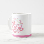 Mok print ontwerp met liefde (Voorkant links)