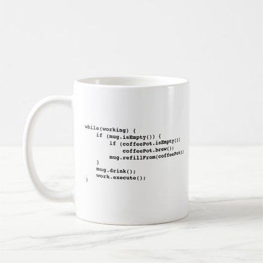 Mok Programmeerkoffie (Links)