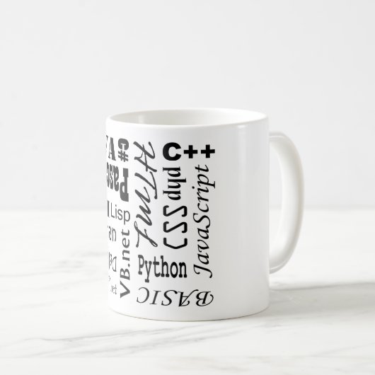 Mok programmeertalen (Voorkant rechts)