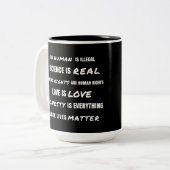 Mok progressieve waarden (Voorkant links)