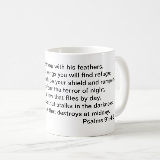 Mok psalm 91:4-6 (Voorkant rechts)