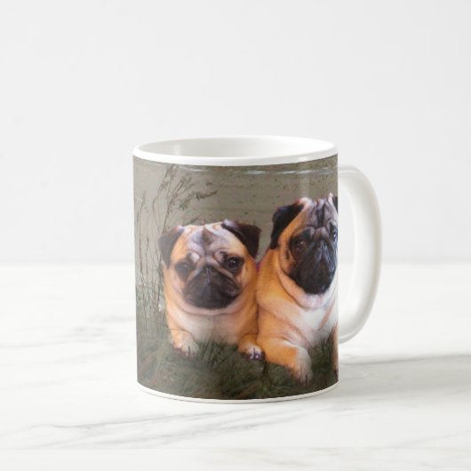 Mok Pugs en Kisses (Voorkant rechts)