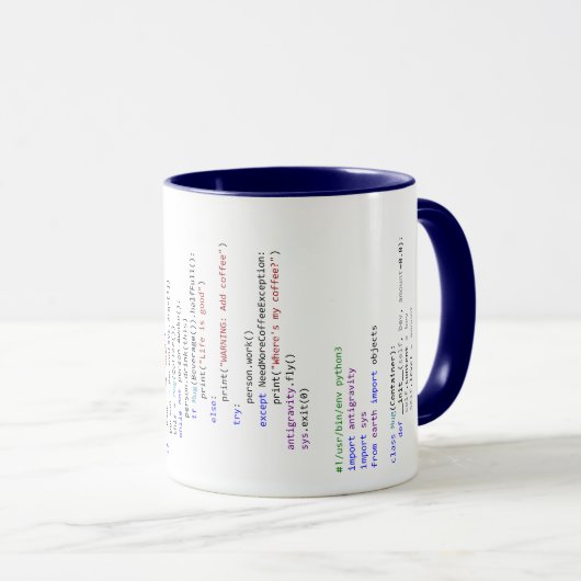 Mok.py: Mok koffie voor Pythonprogrammeurs (Voorkant rechts)