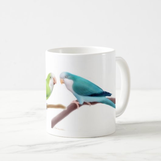 Mok Quaker Parrots (Voorkant rechts)