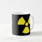 Mok radioactief symbool (Voorkant rechts)