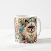 Mok Ragdoll Kat Prinses Stijl Patroon (Voorkant rechts)