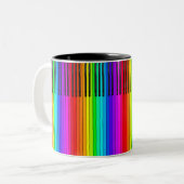 Mok Rainbow Piano-toetsenbord (Voorkant links)
