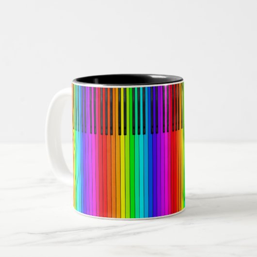 Mok Rainbow Piano-toetsenbord (Voorkant links)