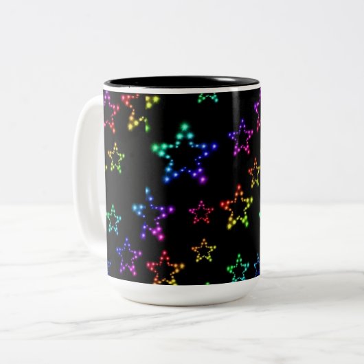 Mok Rainbow Stars Pattern (Voorkant links)