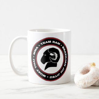 MOK RAM-koffie, zwart-wit en rood Logo