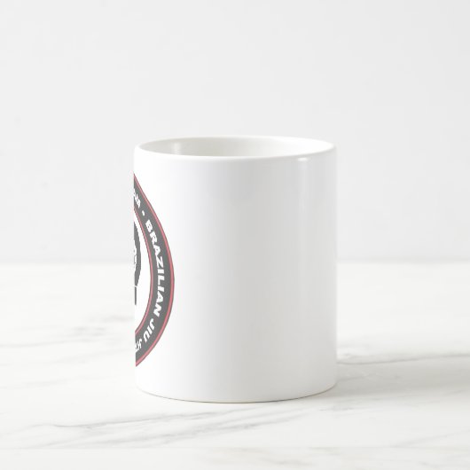 MOK RAM-koffie, zwart-wit en rood Logo (Center)