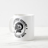 MOK RAM-koffie, zwarte Logo (Voorkant links)