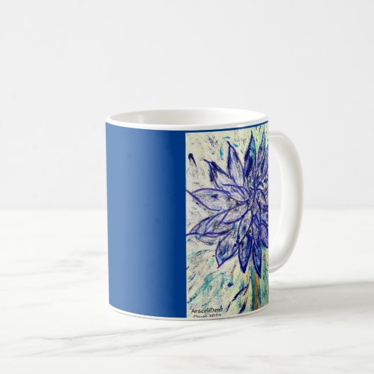 Mok Rare Blue Dalhia (Voorkant rechts)