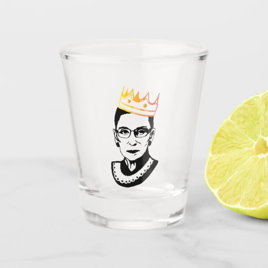 Mok RBG, Mok Ruth Bader, Ruth Bader Ginsburg Shot Glas (Voorkant)