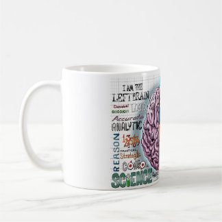 Mok rechter hersenkop linker-brein