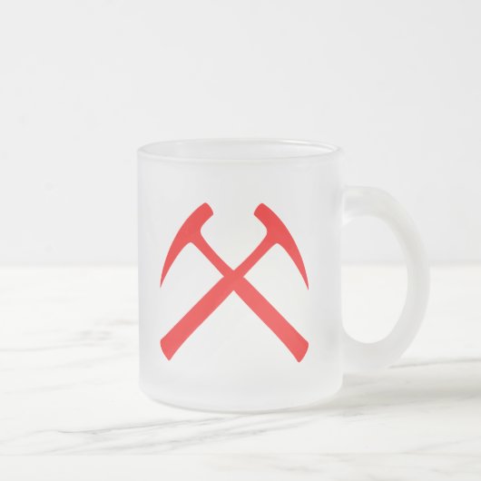 Mok Red Crossed Rock Hammers (Rechts)