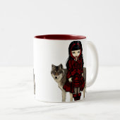 mok "Red Riding Hood in herfst" (Voorkant rechts)