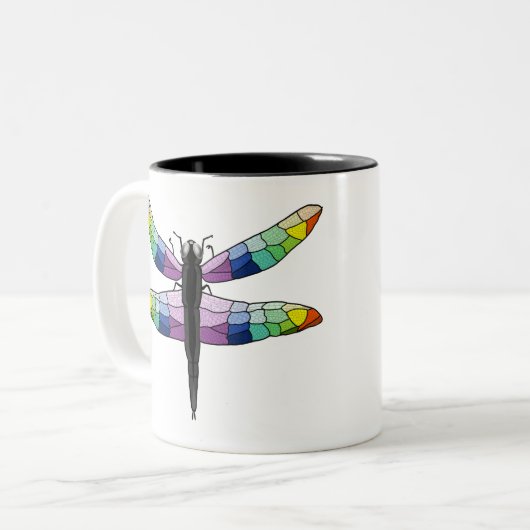 Mok regenboogdragonfly (Voorkant links)